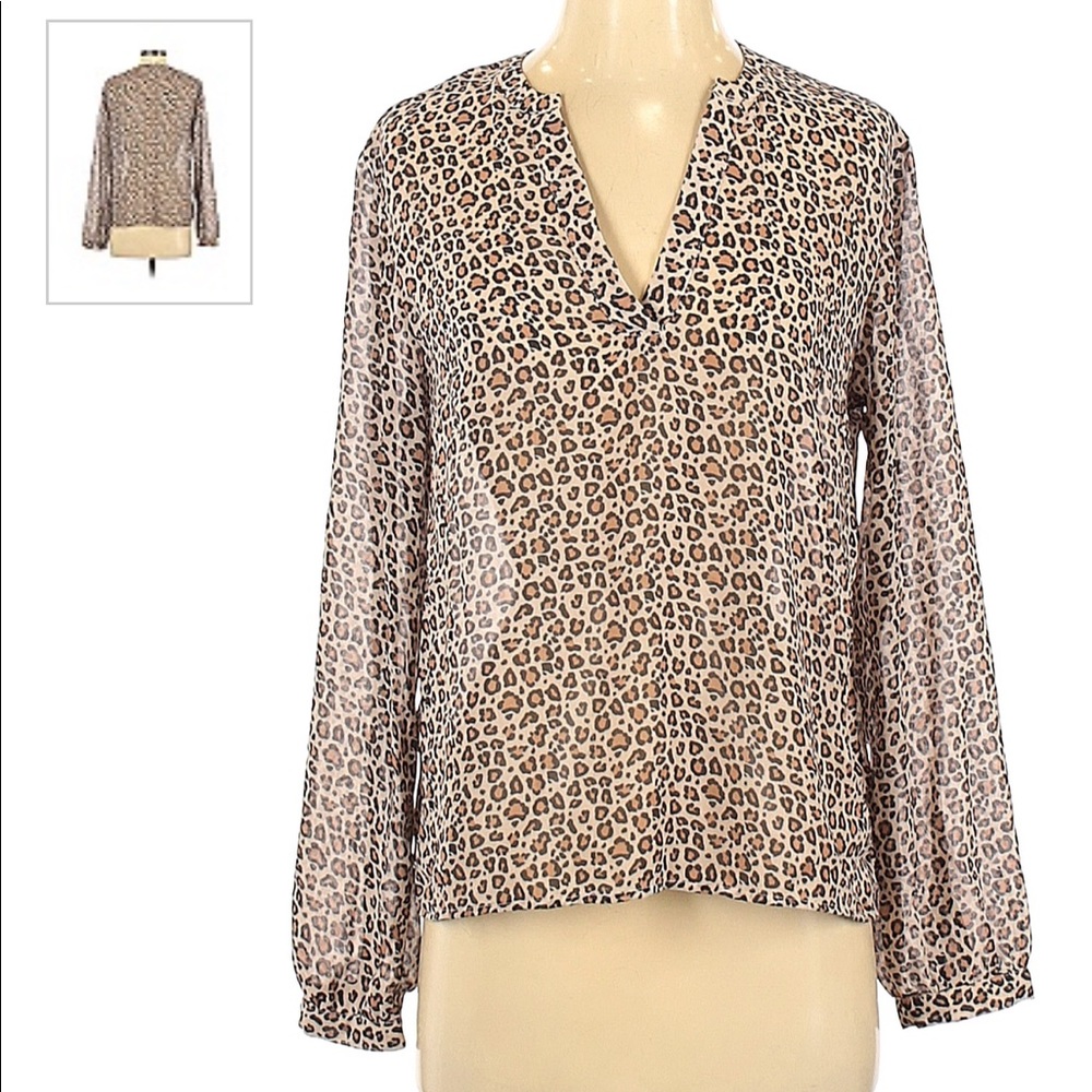 Leopard A New Day blouse